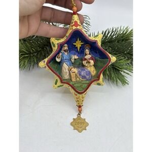 Jim Shore Christmas Ornament 2009 Sacred Night Danbury Mint